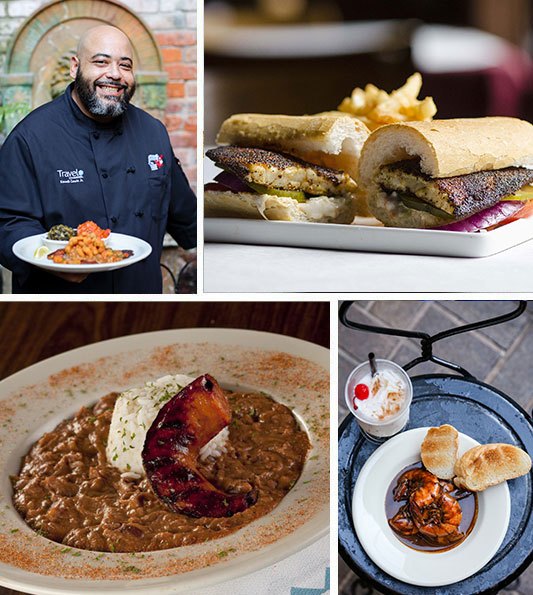 Cajun food in New Orleans French Quarter Oceana Grill