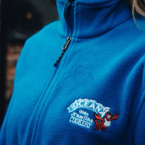 Blue fleece w/ logo