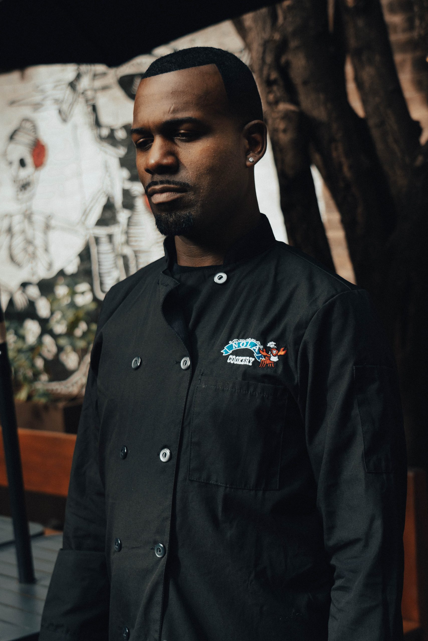Chef jacket w/ logo